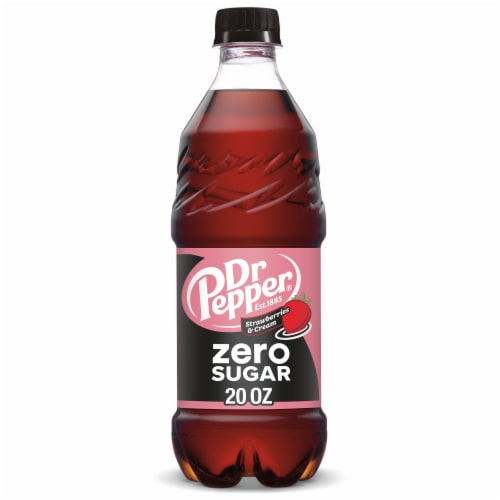 Dr Pepper Strawberries & Cream Zero Sugar Soda - Daily Pick