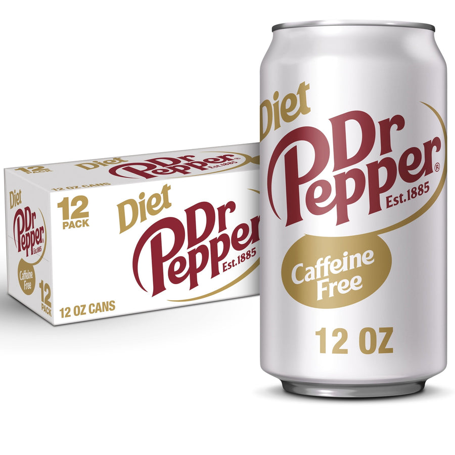 Caffeine Free Diet Dr Pepper Soda - Cold Flavor