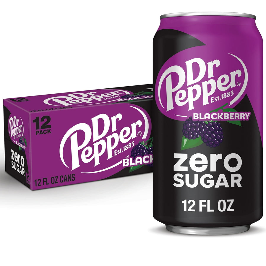 Dr Pepper Blackberry Zero Sugar Soda - Light Sip