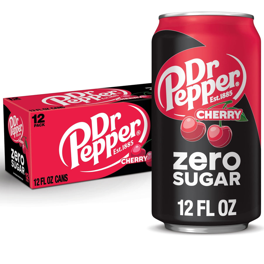 Dr Pepper Cherry Zero Sugar Soda - Simple Pick
